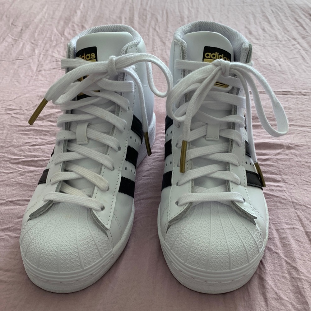 Adidas Superstar Black & White Sneakers 5